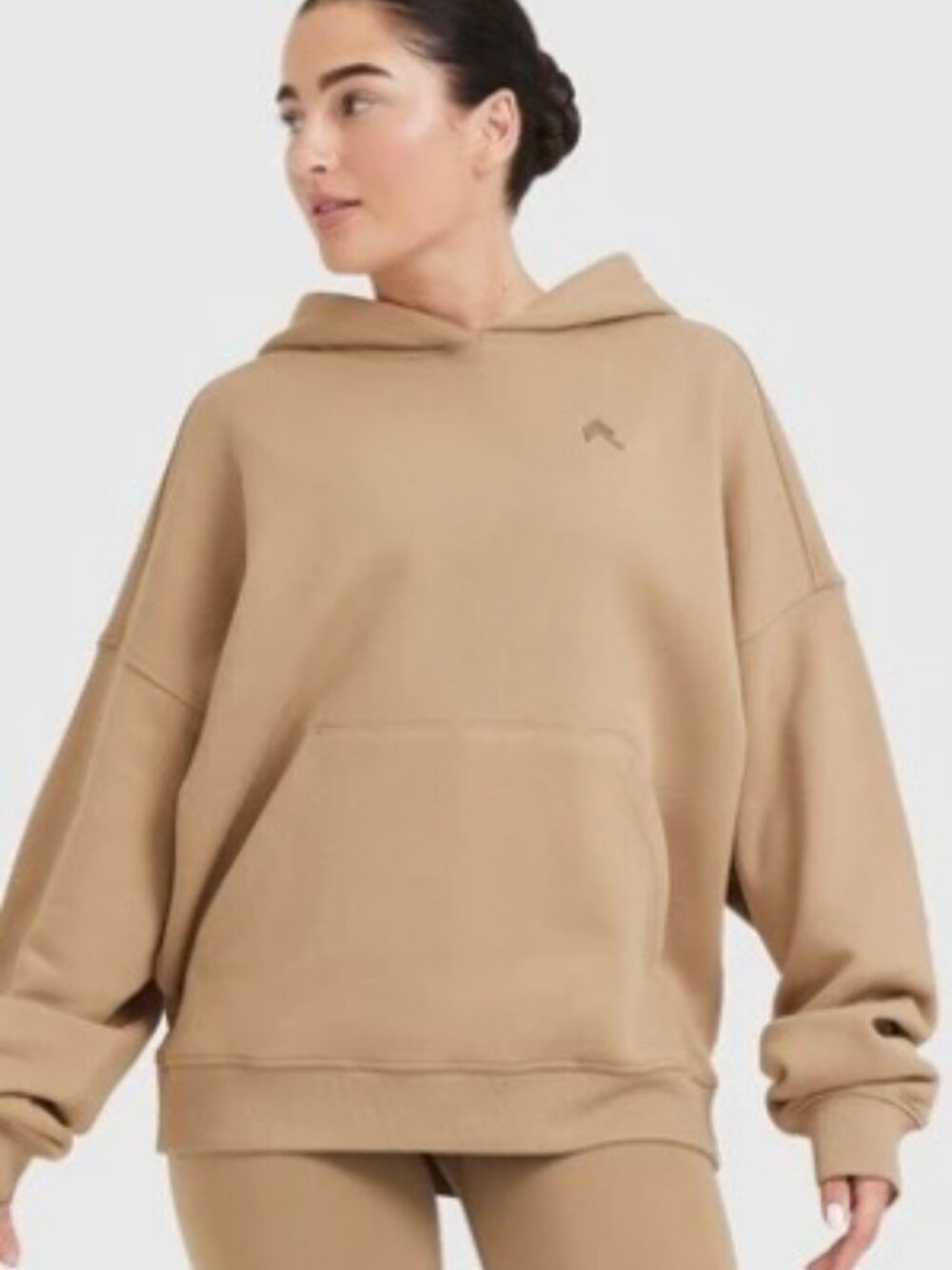 Oner Active All Day Oversized Hoodie Dune Brown